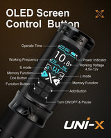 Wireless AVA UNI-X tattoo pen machine with ergonomic grip and sleek design for precise tattooing.