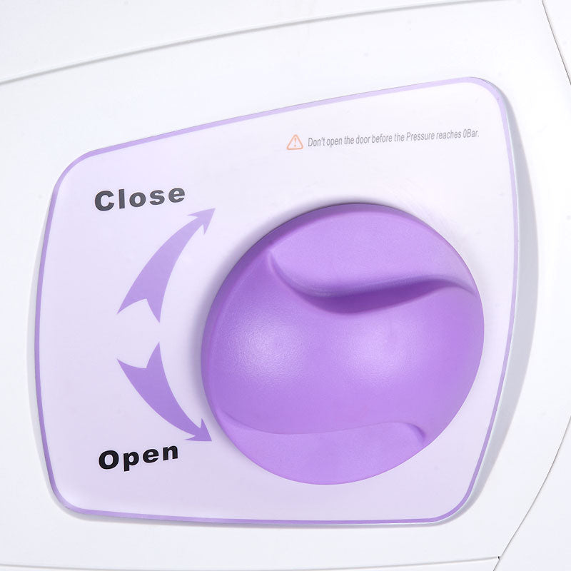 Autoclave Medical Class B 18L by Beauty System with printer, showing the sterilizer unit and control panel.