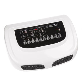 Beauty System electrical stimulation device with infrared therapy, model BR-2029, featuring control buttons and sleek design.