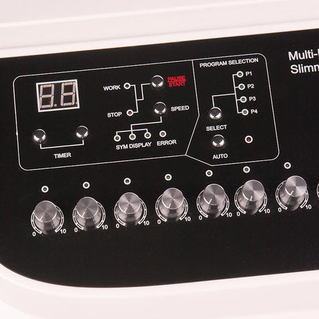 Beauty System electrical stimulation device with infrared therapy, model BR-2029, featuring control buttons and display screen.
