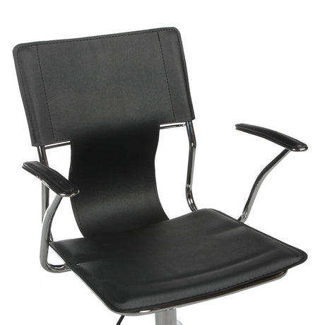 Black CorpoComfort Office Chair BX-2015 by Beauty System with ergonomic design and adjustable height for comfortable seating.