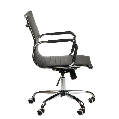 Black CorpoComfort BX-5855 office chair by Beauty System with ergonomic design and adjustable features.