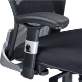 Black Ergonomic Chair CorpoComfort BX-4029A by Beauty System with adjustable armrests and lumbar support for office comfort