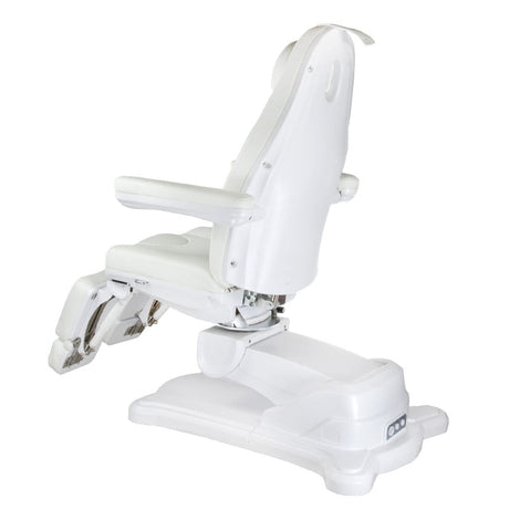 Electric cosmetic chair BR-6672A 208-103 in light grey by Beauty System, with adjustable features and padded upholstery.