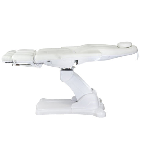 Electric beauty salon chair in light grey with adjustable features, by Beauty System, model BR-6672C 208-103.