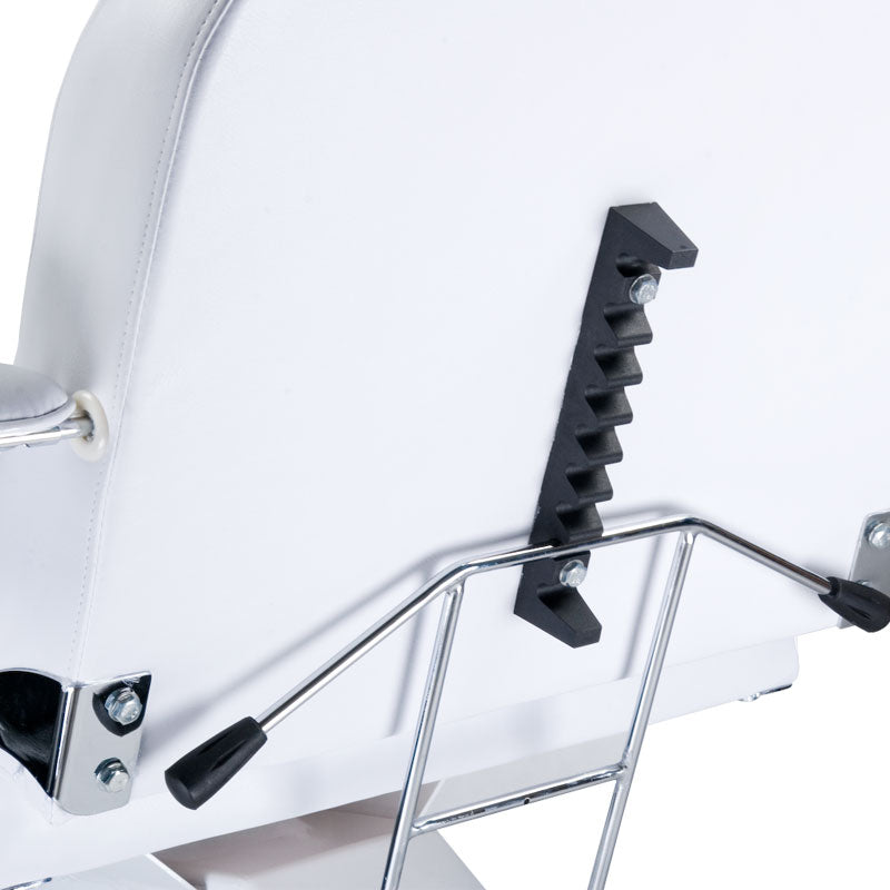 White Hydraulic Cosmetic Chair BW-210 by Beauty System with adjustable height and padded seat for salon use.
