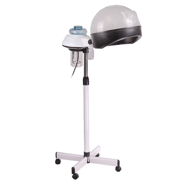White sauna and humidifier on stand BB-6008 by Beauty System, with digital controls and vents for mist and steam.