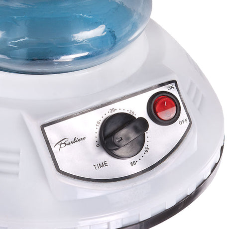 White Beauty System sauna/humidifier on stand BB-6008 with digital controls and ergonomic design for home spa use