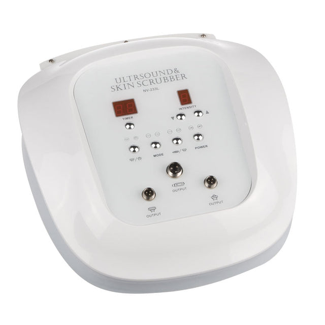 Beauty System 2in1 cavitation peeling and ultrasonic waves device BN-233L showing the handheld applicator and control panel.