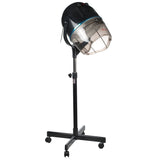 Black Beauty System BB-6082H hair dryer on stand, showcasing ergonomic design and professional styling tools.