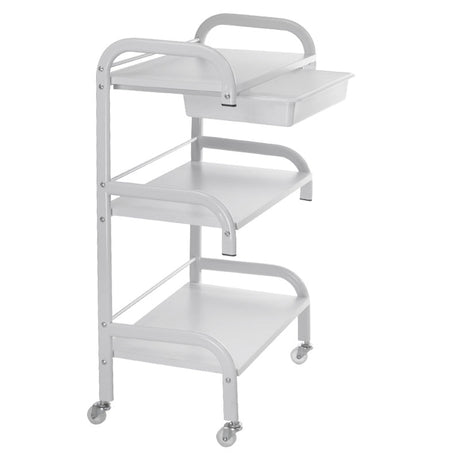 Beauty System cosmetic cabinet NG-ST026 with mirrored doors and multiple storage compartments for skincare and beauty products.