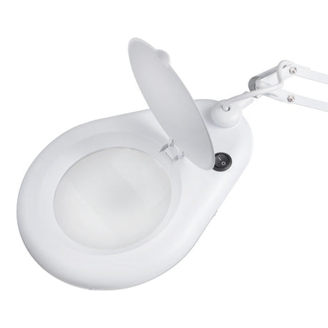 Sonobella BSL-06 LED workshop lamp with clip and 5D magnifier, 8.4W bright lighting for detailed work, by Beauty System