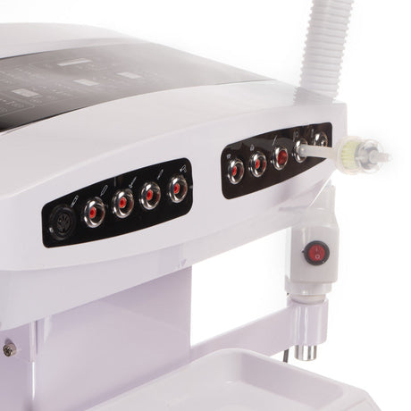 Beauty System Cosmetic 10-in-1 Machine BR-9900F with multiple attachments for skincare and facial treatments.
