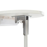 Foldable Beauty System manicure table with adjustable surface and carrying bag, ideal for professional nail care and on-the-go use.