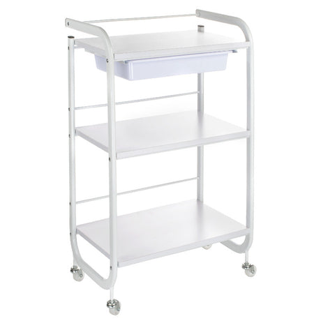 Beauty System Cosmetic Cabinet NG-ST027 with multiple compartments and sleek white finish for organized beauty product storage