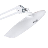 Sonobella BSL-01 LED workshop lamp with clip, 24W, adjustable brightness, mounted on a workbench for detailed lighting.