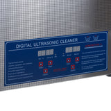Ultrasonic Cleaner 15L by Beauty System, with stainless steel interior and control panel, used for cleaning jewelry and tools.