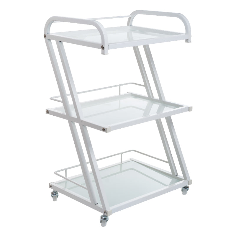 Beauty System Cosmetic Cabinet BD-6005 with mirrored doors and organized interior for makeup and skincare storage.