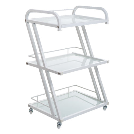 Beauty System Cosmetic Cabinet BD-6005 with mirrored doors and organized interior for makeup and skincare storage.
