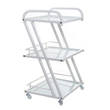 Beauty System Cosmetic Cabinet BD-6005 with mirrored door and organized interior for skincare and beauty products.