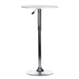 White bar table BX-9001 by Beauty System featuring a sleek modern design with a smooth surface and sturdy legs.
