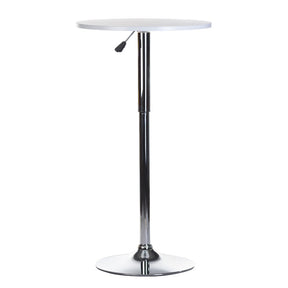 White bar table BX-9001 by Beauty System featuring a sleek modern design with a smooth surface and sturdy legs.