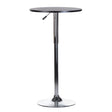Black Bar Table BX-9001 by Beauty System, featuring a sleek modern design with a sturdy tabletop and metal legs.