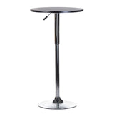 Black Bar Table BX-9001 by Beauty System, featuring a sleek modern design with a sturdy tabletop and metal legs.