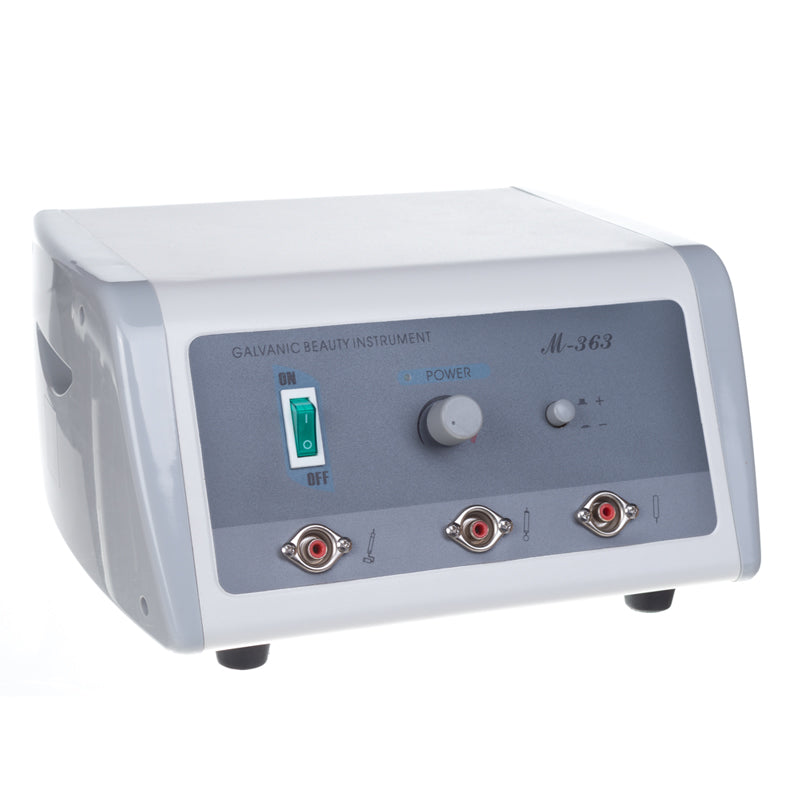 Beauty System 2-in-1 Galvanic and Iontophoresis device for facial skin treatment, with control panel and treatment probes visible.