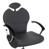 Beauty System BR-2301 gray pedicure chair with built-in foot massager, featuring cushioned seat and adjustable footrest.