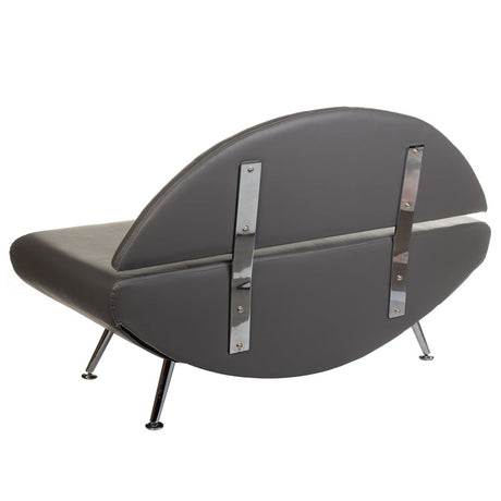 Gray Carini Waiting Sofa BD-6710 by Beauty System, showcasing a modern, comfortable sofa with clean lines and plush upholstery.