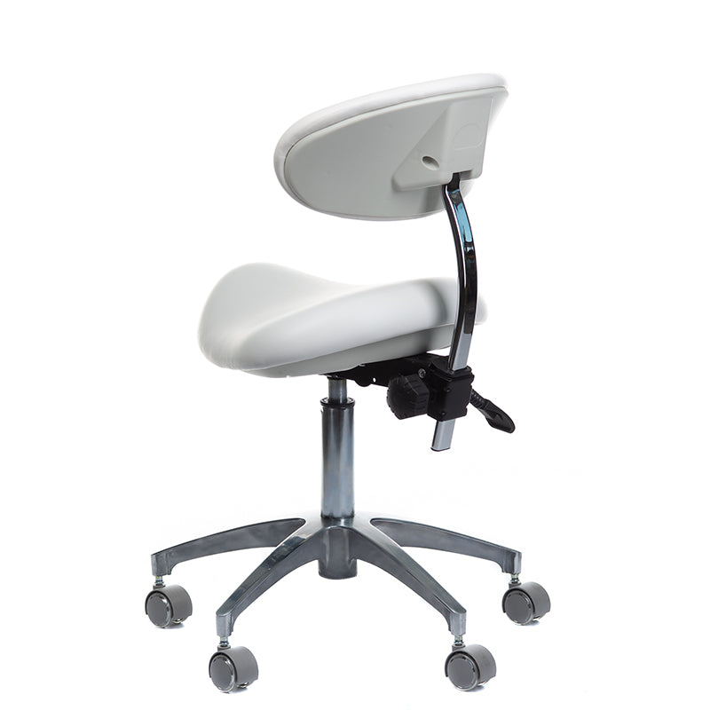 Medical stool with backrest BD-Y925 White - BVShop
