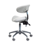 Medical stool with backrest BD-Y925 White - BVShop