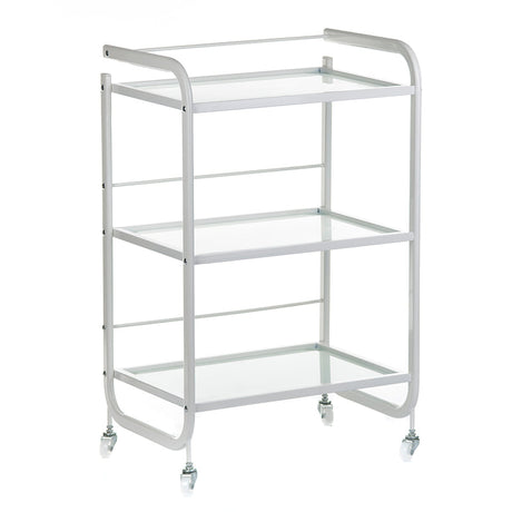 Beauty System Cosmetic Cabinet BD-6002 with multiple drawers and mirror, shown in a modern bathroom setting.