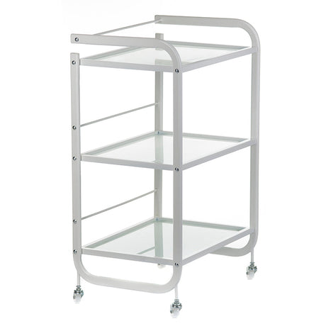 Beauty System Cosmetic Cabinet BD-6002 with mirrored door and multiple storage compartments for beauty and skincare products.
