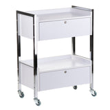 Beauty System Cosmetic Cabinet BD-6004 with mirrored doors and multiple storage compartments for beauty products.