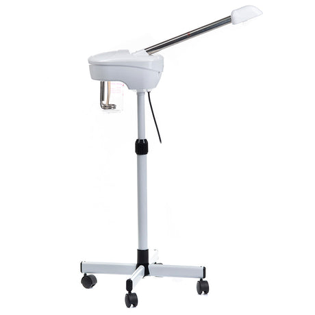 Beauty System Wapozon BR-835 facial steamer with adjustable steam nozzle and digital controls for skincare treatment.