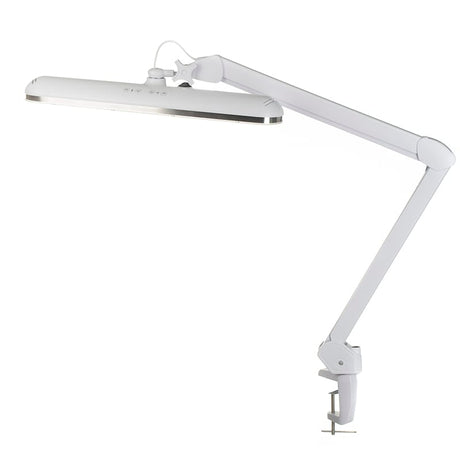 Sonobella BSL-03 LED 12W clip-on workshop lamp by Beauty System, showing adjustable light with a compact design.