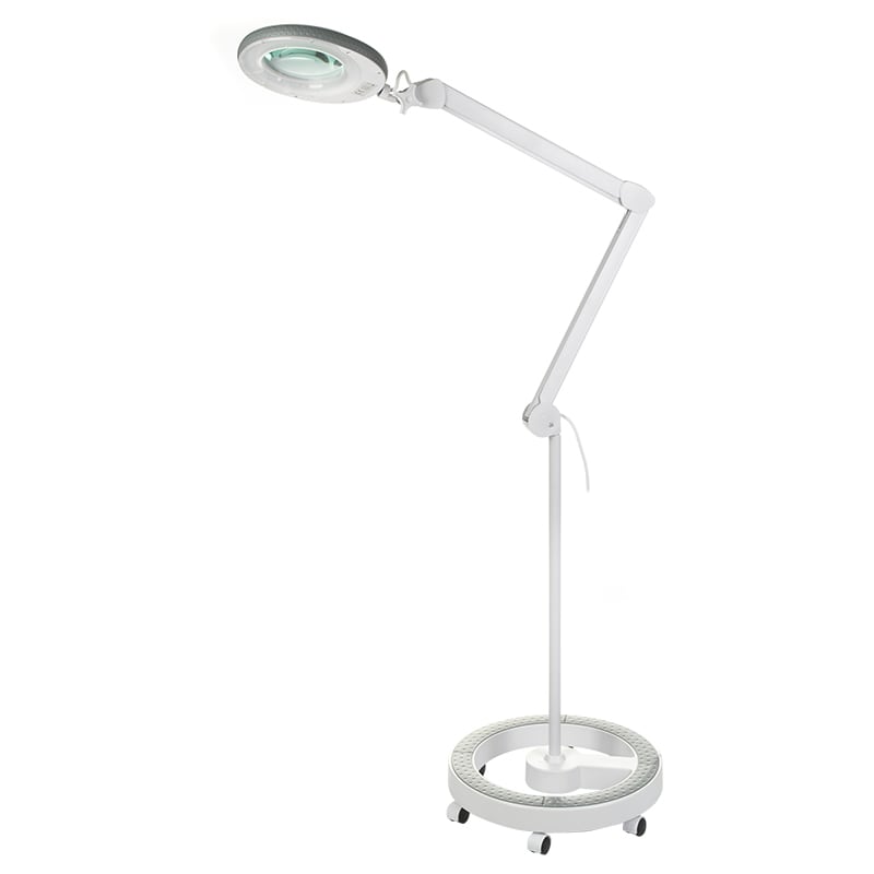 Sonobella BSL-04 LED 12W magnifier lamp on stand, featuring adjustable arm and bright illumination for detailed work.