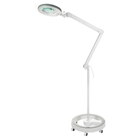 Sonobella BSL-04 LED 12W magnifier lamp on stand, featuring adjustable arm and bright illumination for detailed work.
