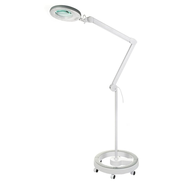 Sonobella BSL-04 LED 12W magnifier lamp on stand, featuring adjustable arm and bright illumination for detailed work.