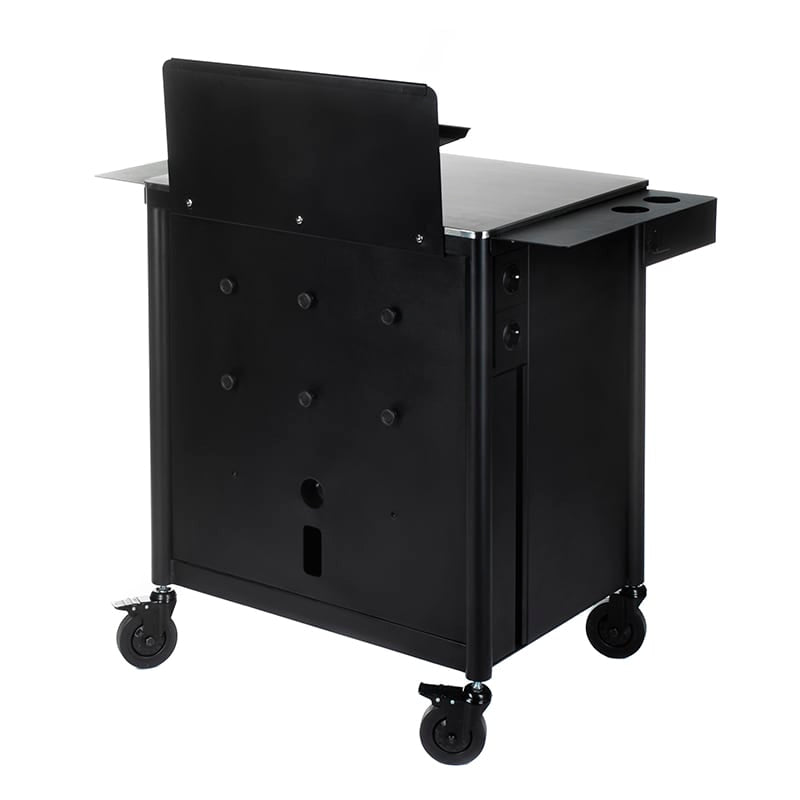Mobile work station working table matte inko with adjustable height and sturdy design, ideal for professional beauty and salon use.