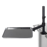 INKOO Beauty System arm holder with tray, designed for convenient support and organization during beauty treatments.