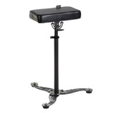 Comfortable tattoo stool with armrest featuring adjustable height and sturdy design from SIMI INKOO by Beauty System.