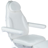 Electric beauty chair MODENA BD-8194 by Beauty System in white, featuring adjustable electrical controls and padded upholstery.