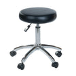 Black cosmetic stool BD-9920 by Beauty System with adjustable height and cushioned seat for salon or makeup use.