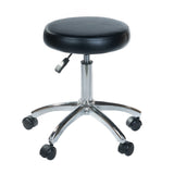 Black cosmetic stool BD-9920 by Beauty System with adjustable height and cushioned seat for salon or makeup use.