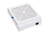 Mini Dust Suction Promed White by Beauty System, close-up of compact white vacuum device for skin cleaning.