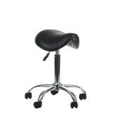 Black Beauty Stool BD-9909 by Beauty System with a padded seat and sturdy base, ideal for salon or spa use.