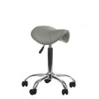 Gray Beauty System Cosmetic Stool BD-9909 with cushioned seat and adjustable height for salon or beauty treatment use